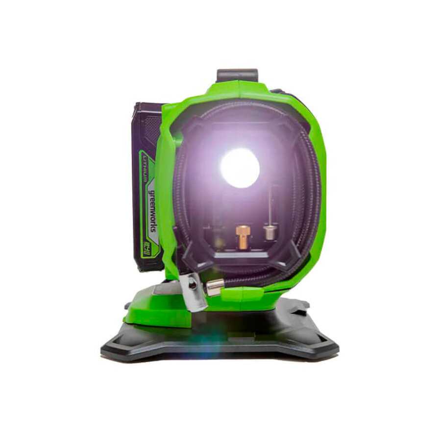 Компрессор автомобильный Greenworks ACG301 (24V/12V) фотография 3