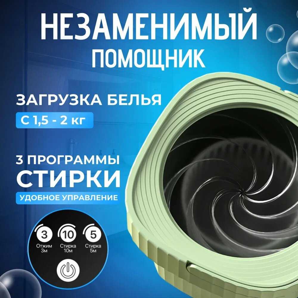 Портативная стиральная машина Складная машина малютка для стирки белья на даче фотография 1