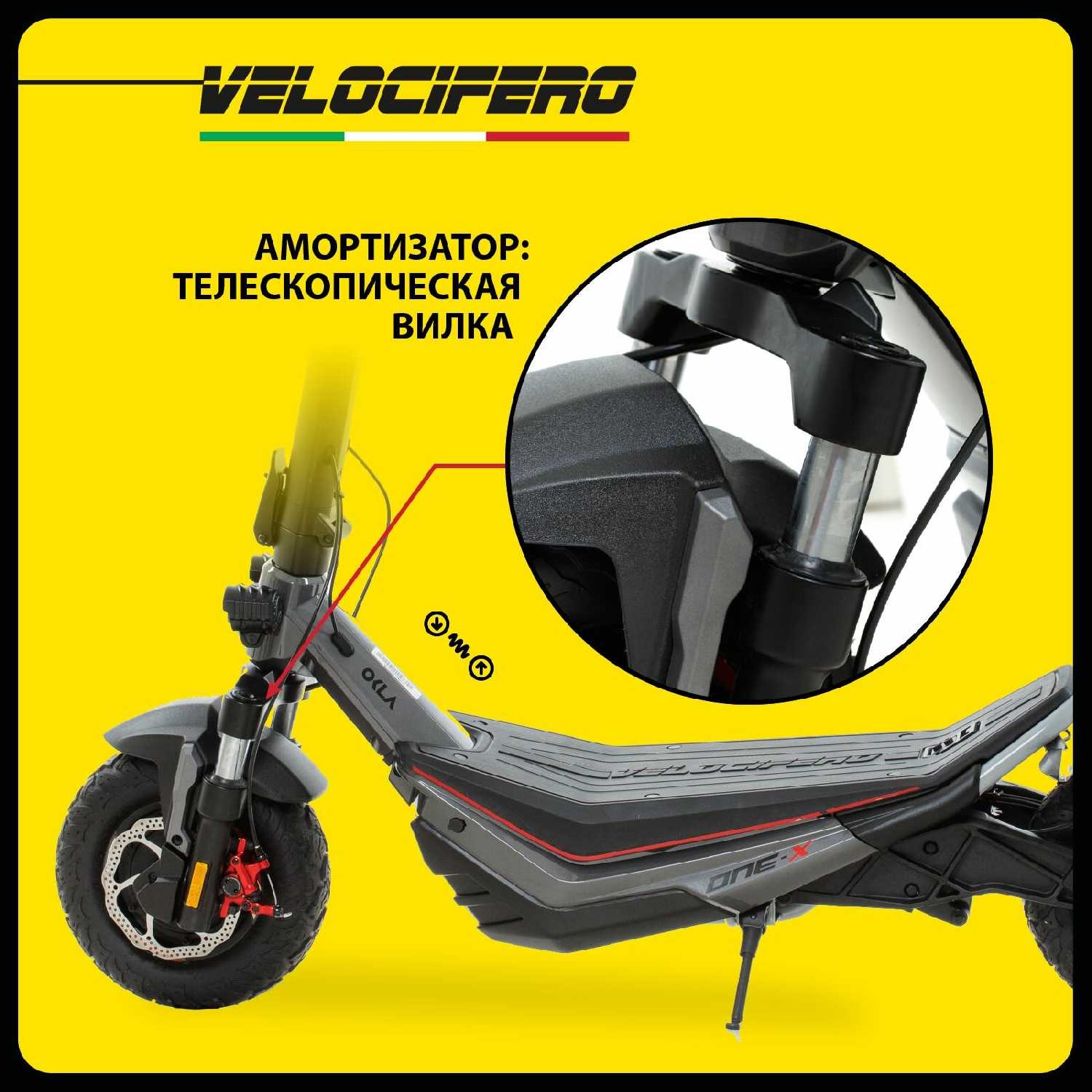 Полноприводный электросамокат ONE-X (500W2) фотография 10