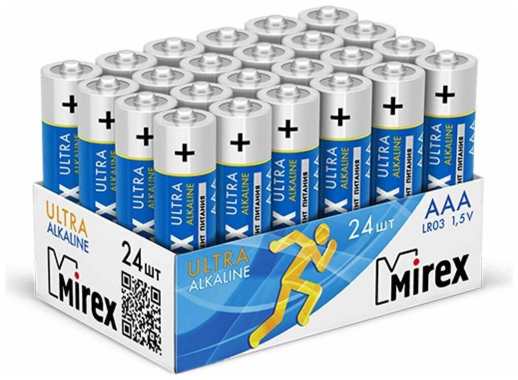 Батарея щелочная Mirex LR03 (24/960)