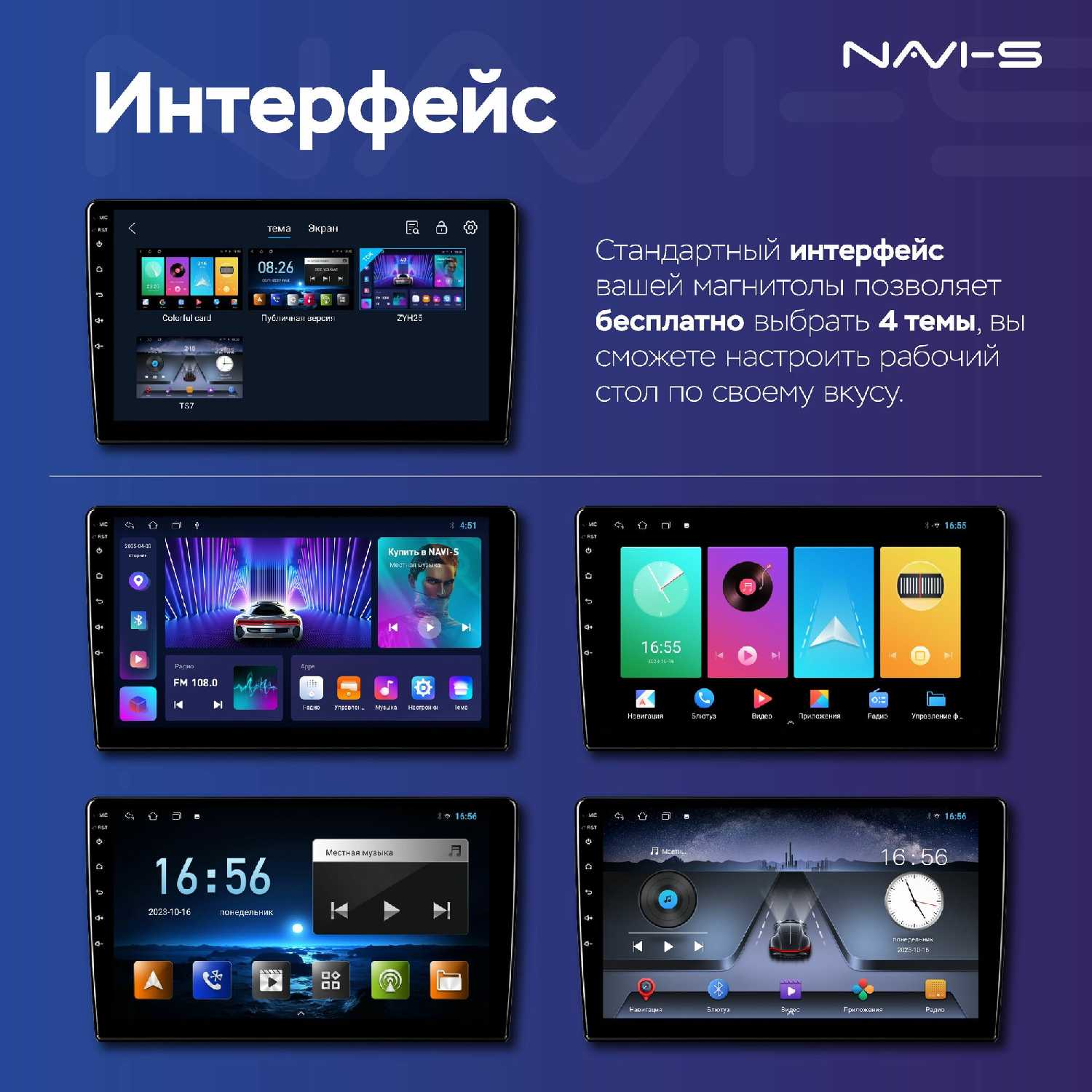 Автомагнитола NaviFly NS600 6/128 фотография 15
