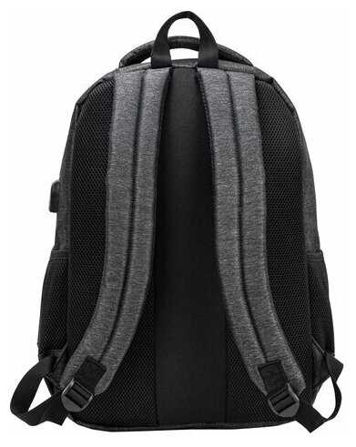 Рюкзак BRAUBERG URBAN универсальный, с отделением для ноутбука, черный/серый, 46х30х18 см, 270750 фотография 4