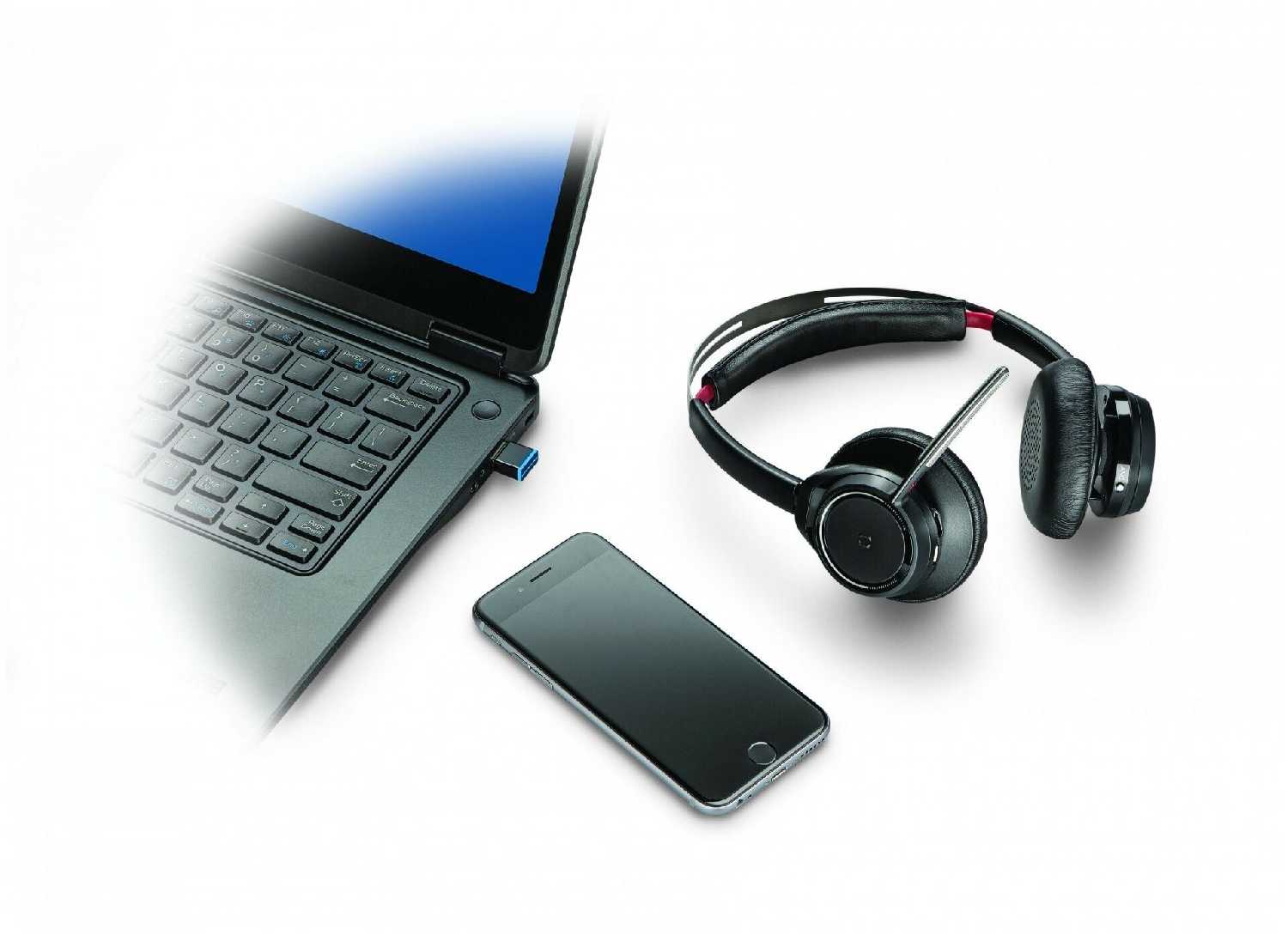Беспроводные наушники Plantronics Voyager Focus UC (B825) фотография 6