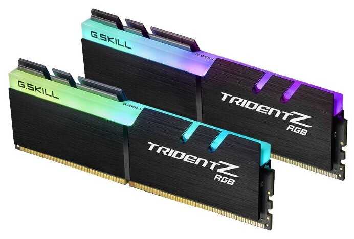 Оперативная память G.SKILL Trident Z RGB 32 ГБ (16 ГБ x 2 шт.) DDR4 3200 МГц DIMM CL16 F4-3200C16D-32GTZR фотография 3