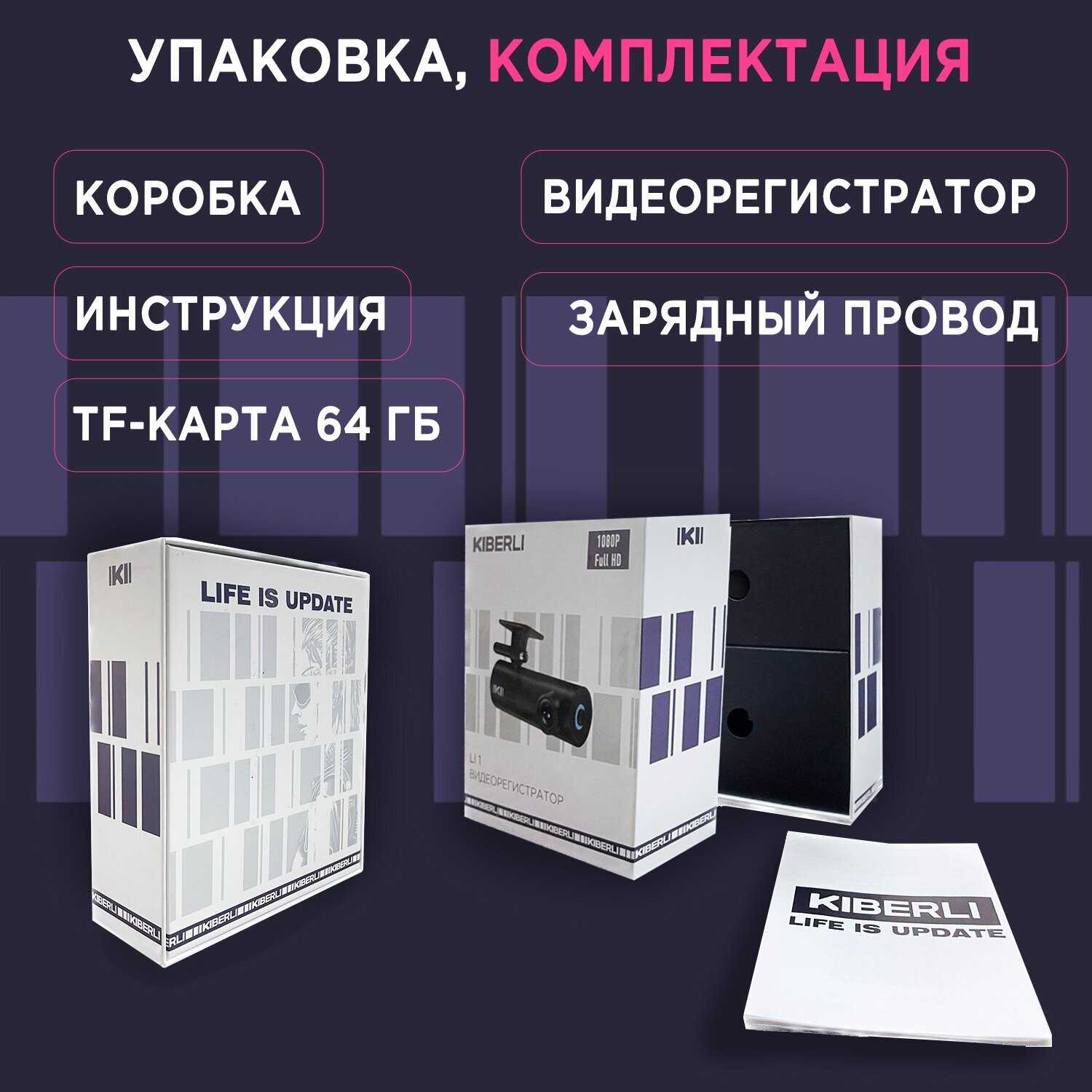 Автомобильный видеорегистратор KIBERLI LI1 фотография 12