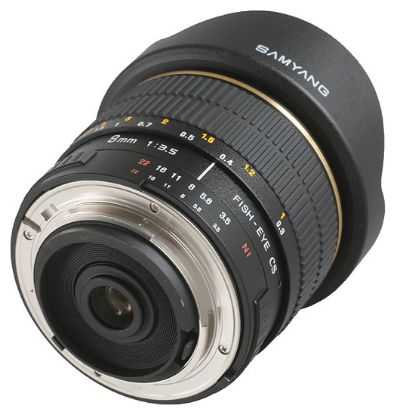 Объектив Samyang 8mm f/3.5 AS IF MC Fish-eye CS Canon EF-S фотография 1