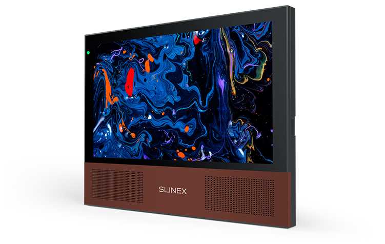 Видеодомофон Slinex Sonik 10 Чёрный + Розовое Золото или Марсала фотография 2