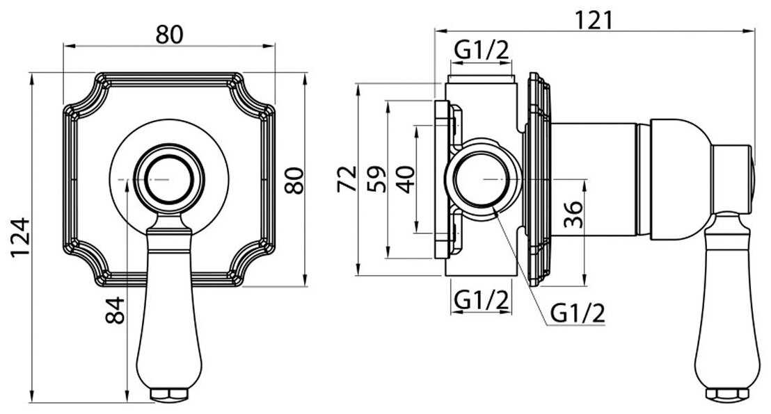 Смеситель встраиваемый ELGHANSA 34C1186-Black однорычажный фотография 1