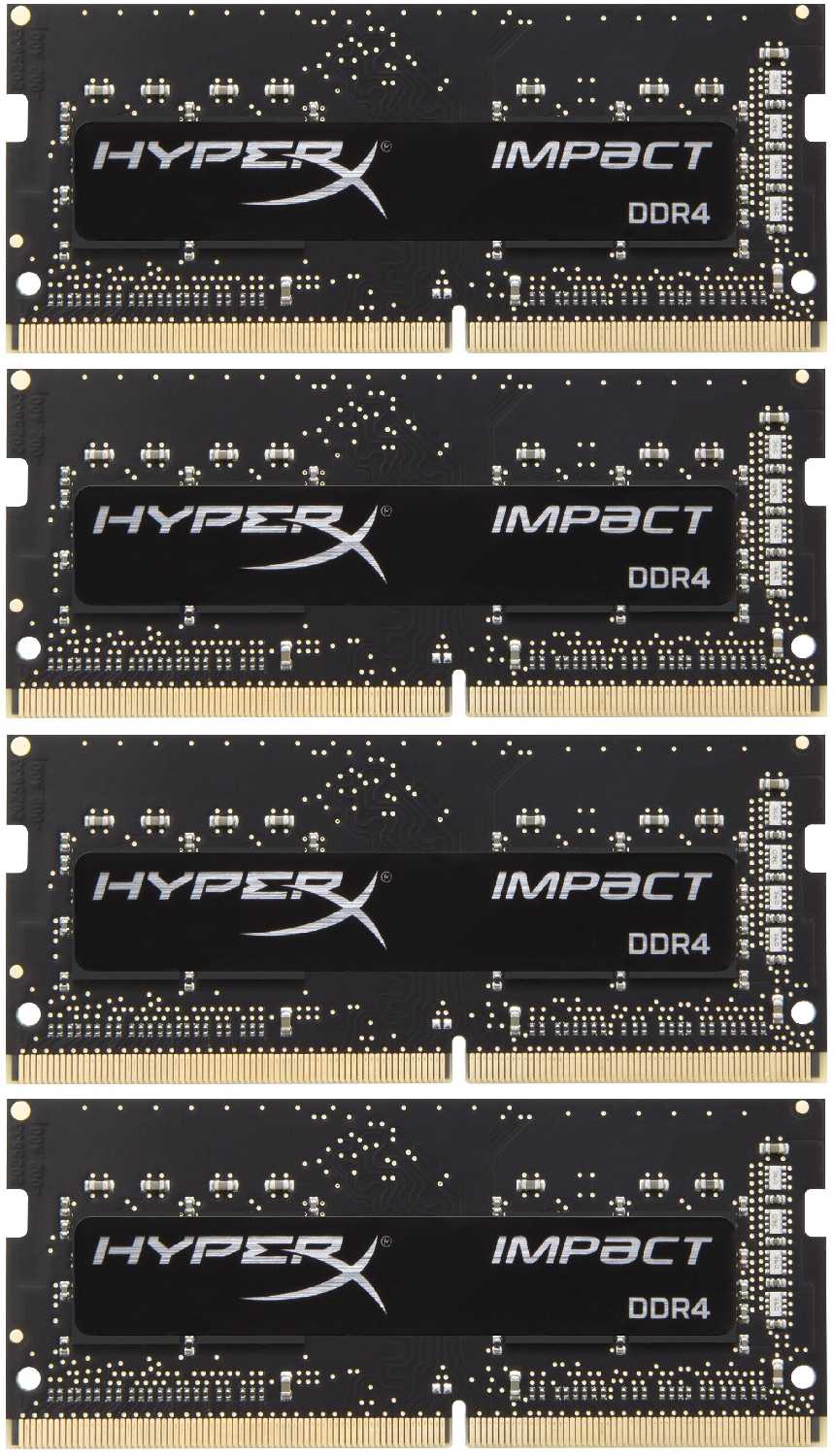 Оперативная память HyperX Impact 32 ГБ DDR4 SODIMM CL15 (HX424S15IB2K4/32)