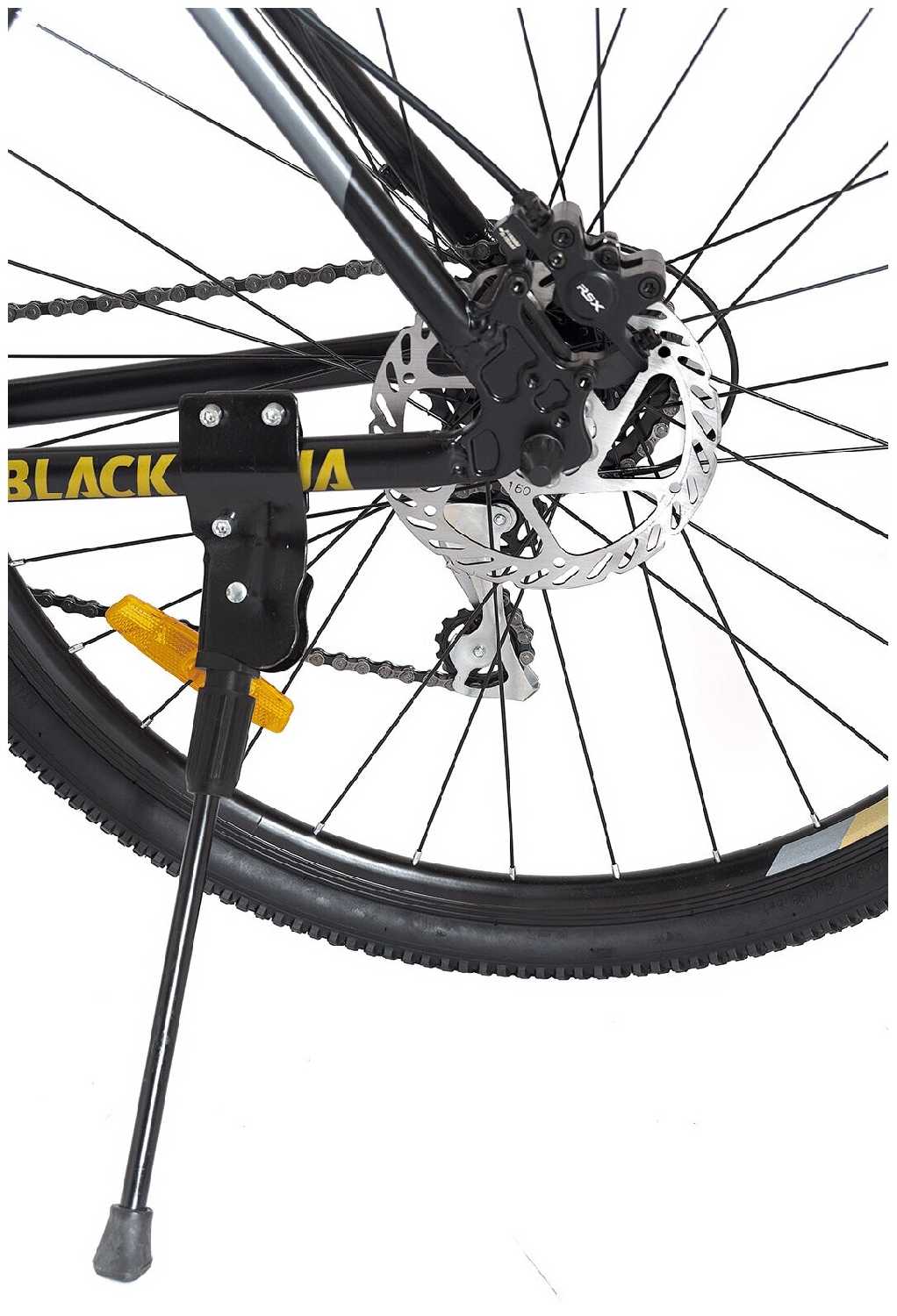 Горный спортивный городской взрослый мужской женский велосипед Black Aqua Cross GL-510HD 21 рама на 29 колесах с подарком фотография 11