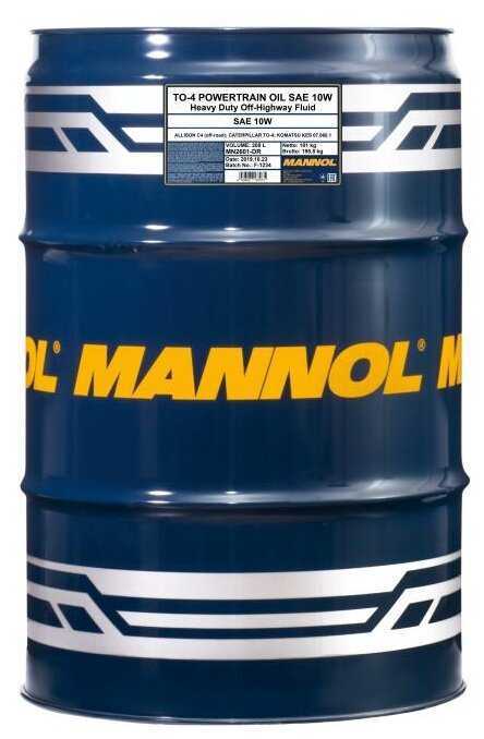 Масло трансмиссионное Mannol TO-4 Powertrain Oil SAE 10W 10W фотография 4