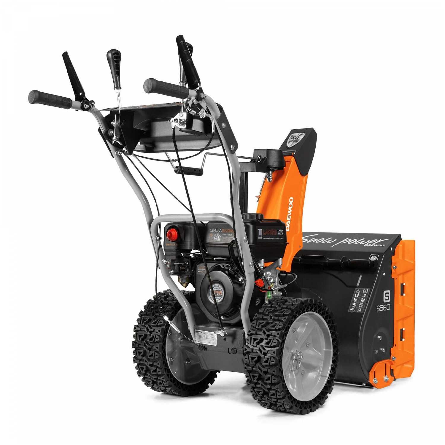 Снегоуборщик бензиновый Daewoo Power Products S 6560, 7.5 л.с. фотография 7
