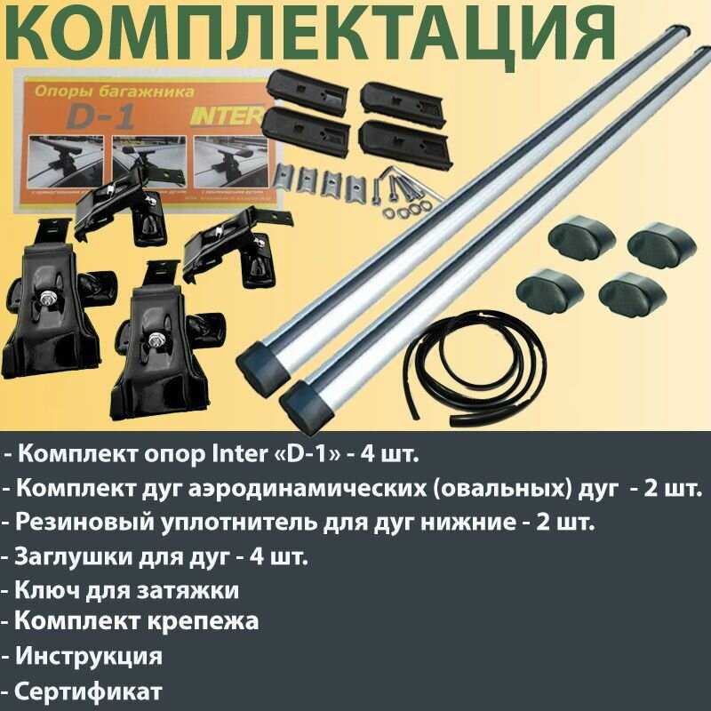 Багажник на гладкую крышу BMW 5er (E34) 1988-1995 (D-1) фотография 5