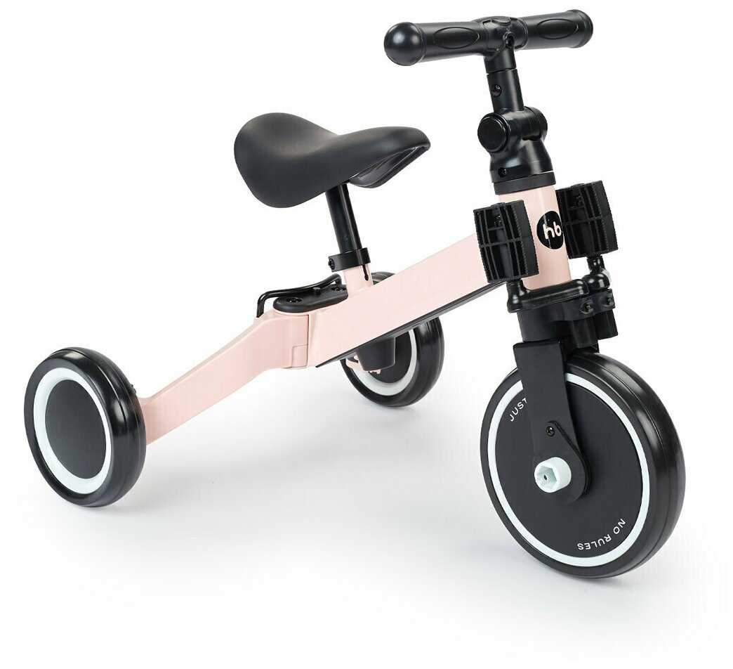 50026, Беговел-трансформер Happy Baby ADVENTURE, 3 в 1, pink фотография 3