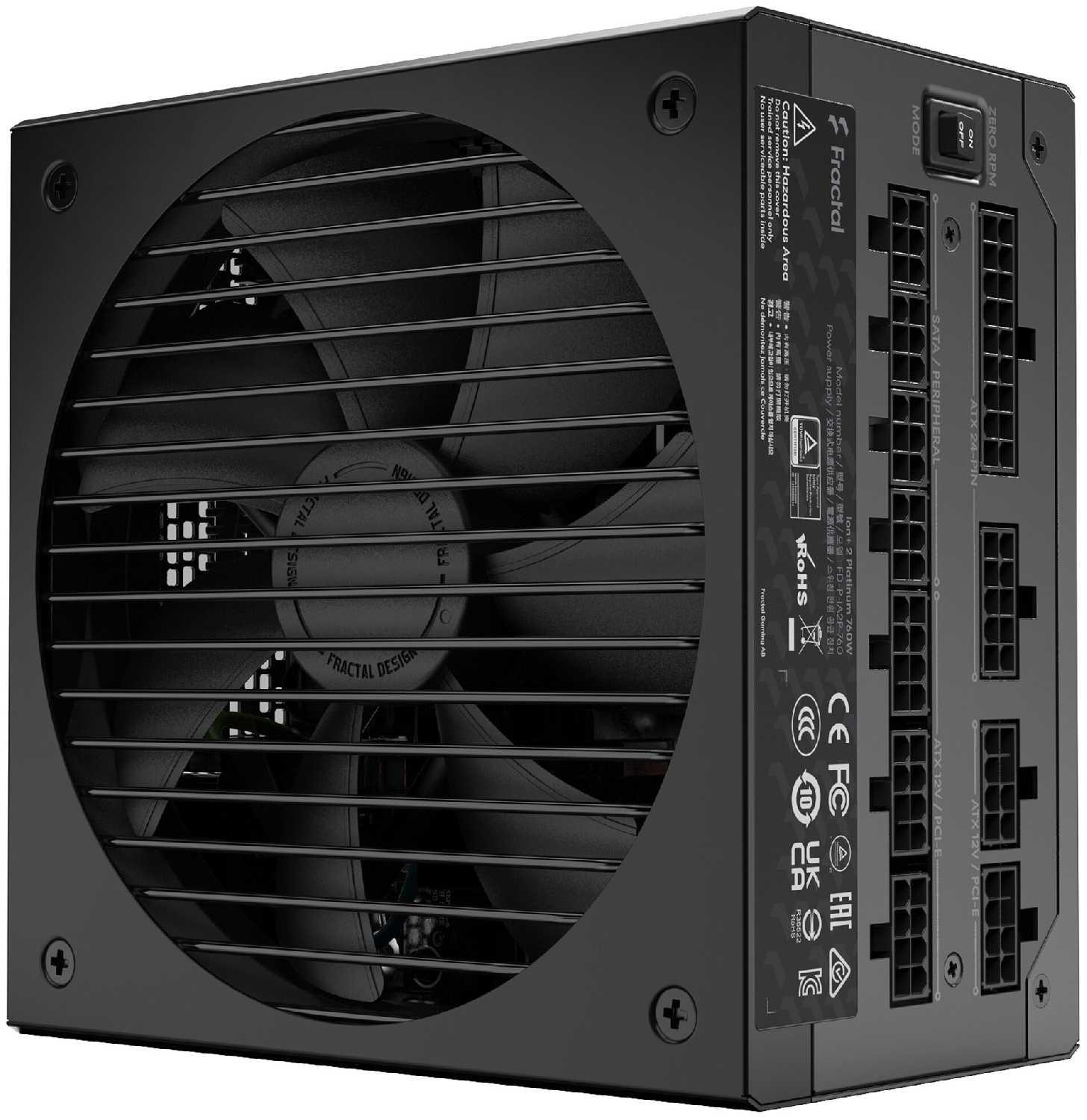 Блок питания Fractal Design Ion+ 2 760W Platinum фотография 1