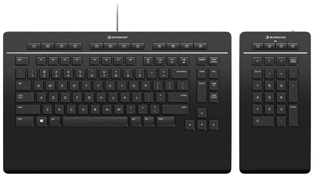 Клавиатура 3Dconnexion Keyboard Pro with Numpad (341214)
