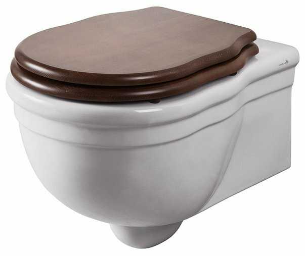 Чаша унитаза подвесная CAPRIGO Boheme DW10 с горизонтальным выпуском