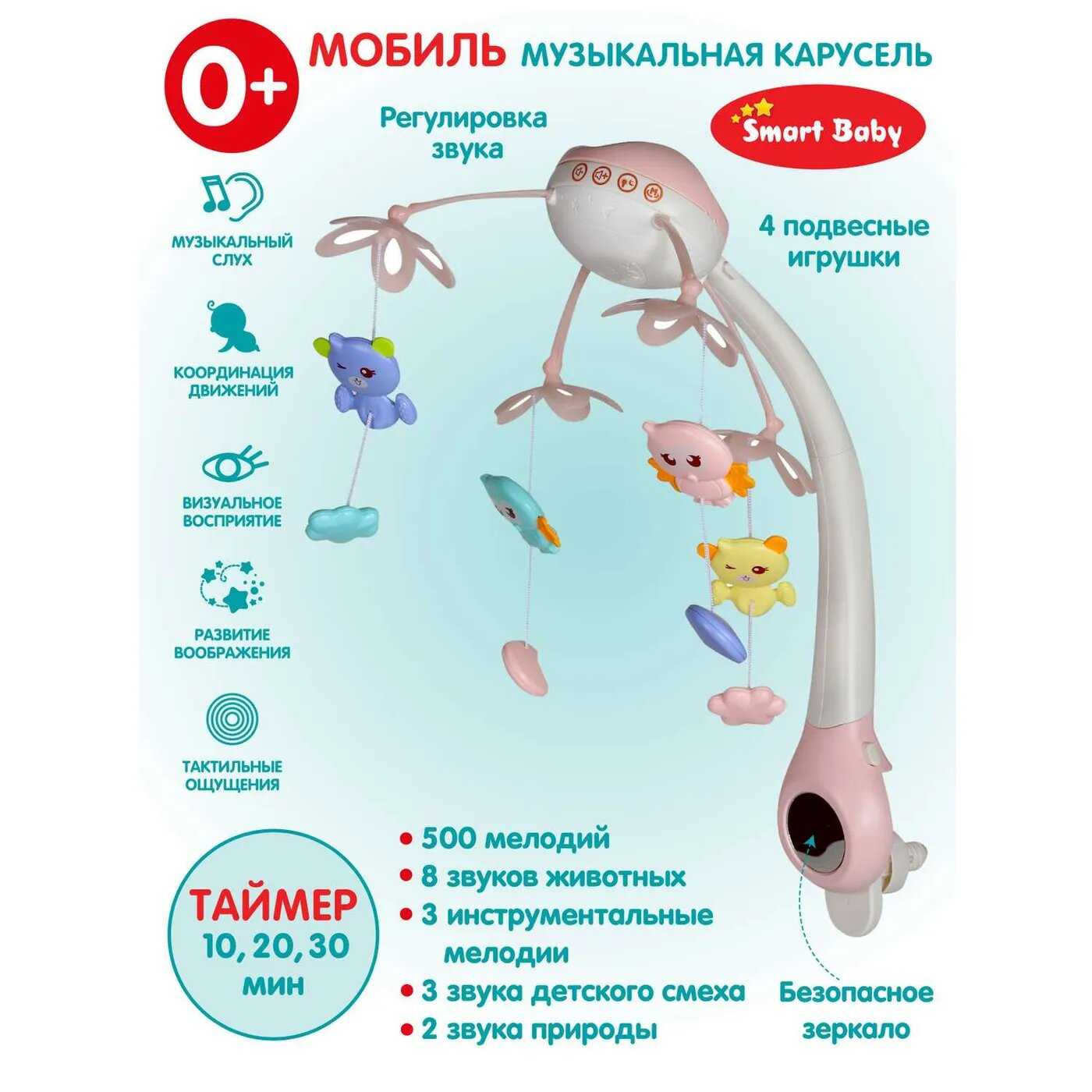 Детская карусель Smart Baby Мобиль фотография 10