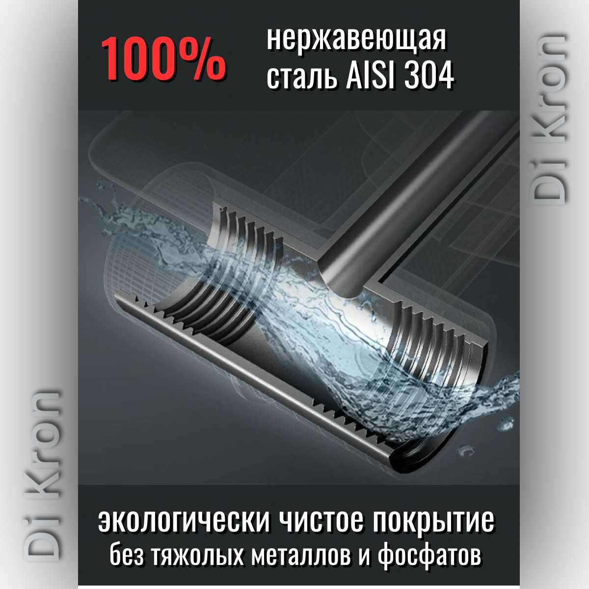 Полотенцесушитель Di Kron Premium-T 800х400 фотография 6