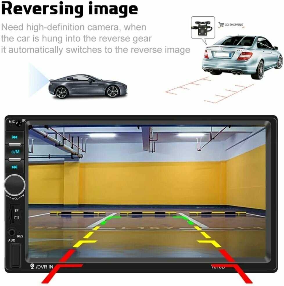 Bluetooth 2din магнитола Datsun Магнитола (7018b) фотография 11