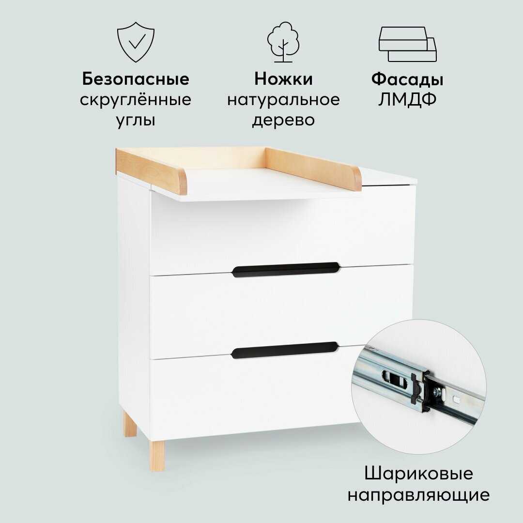 Комод FIOKI Комод с пеленальным столом FIOKI V2 (91037) фотография 23