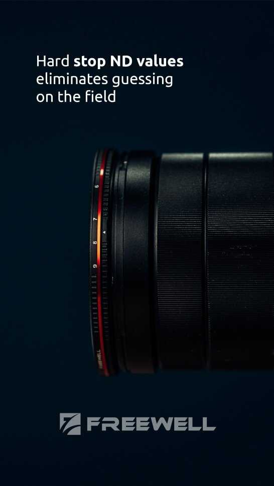 Светофильтр Freewell Hard Stop Variable ND (2-5 Stop) фотография 4