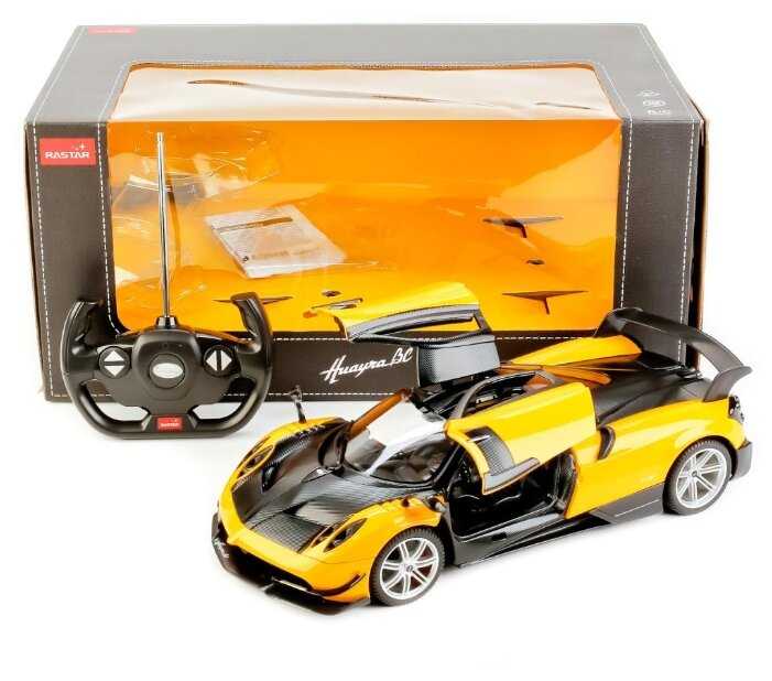 Легковой автомобиль Rastar Pagani Huayra BC 75400, 1:14, 33.7 см фотография 13