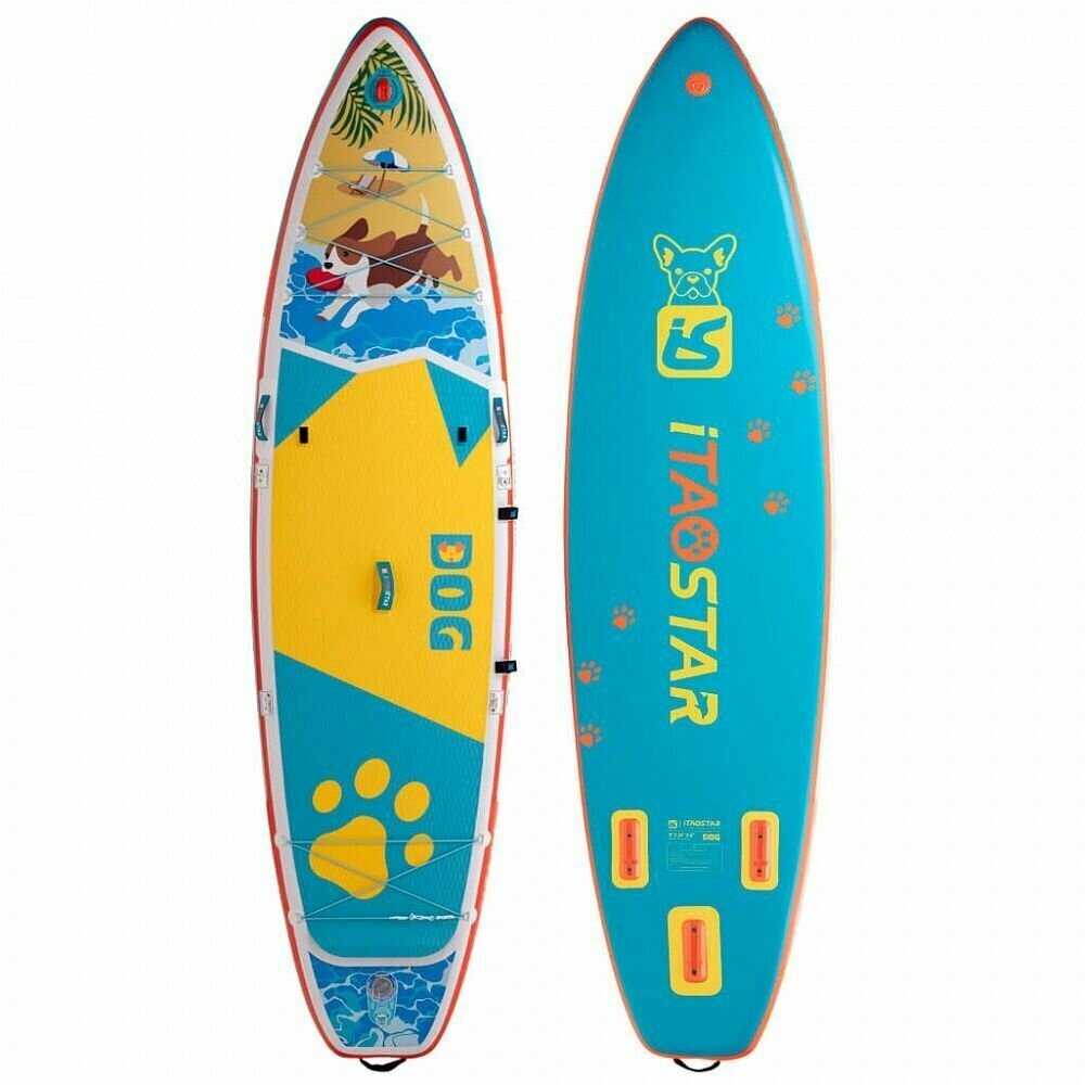 Сап борд надувной iTaoStar 11.0x34x6 Cat (335x86x15) фотография 21