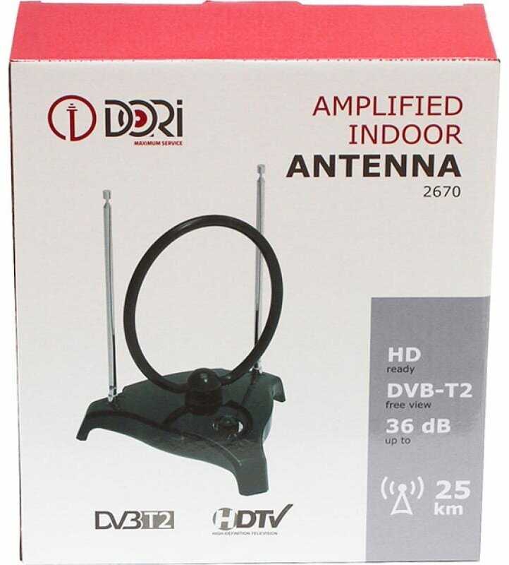 TV Антенна комнатная DORI 2670 (активная, 36 дБ) фотография 5