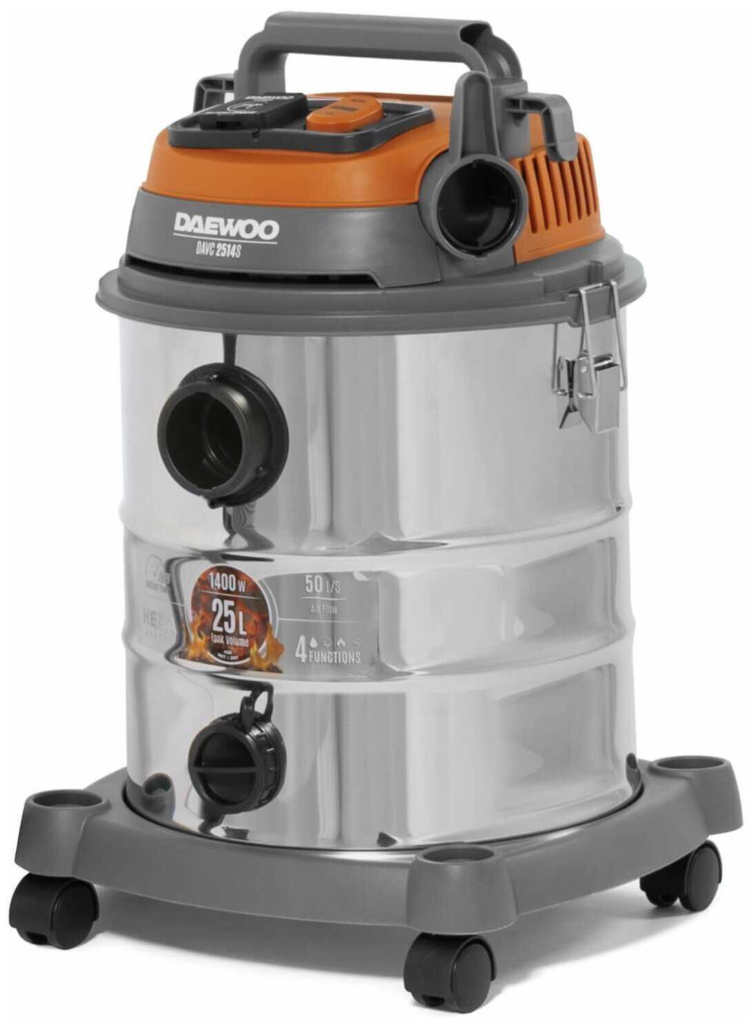 Пылесос универсальный DAEWOO DAVC 2514S (1.4кВт, 25л) фотография 13