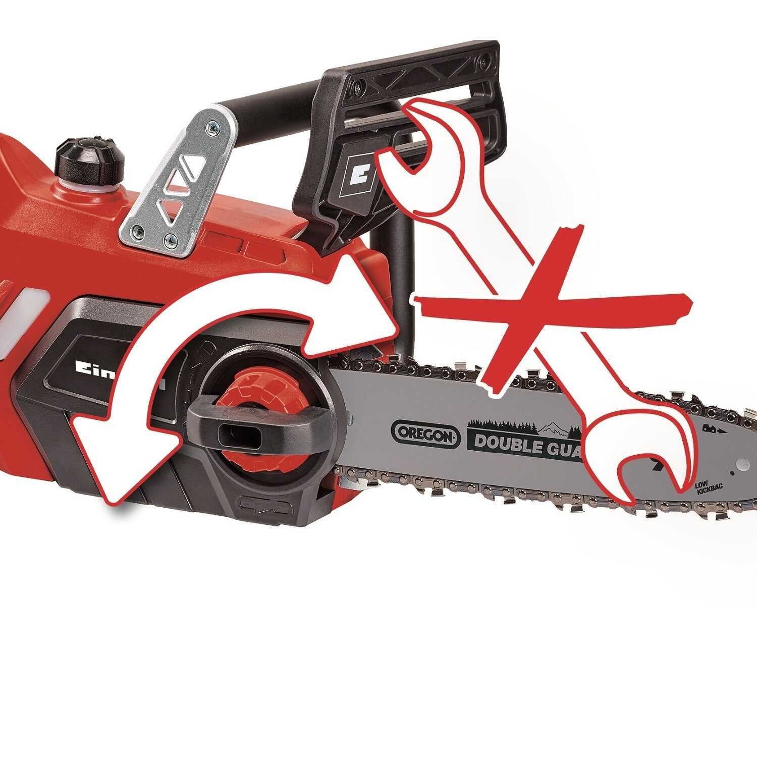 Аккумуляторная цепная пила Einhell PXC GE-LC 18 Li-Solo (4501761) фотография 6