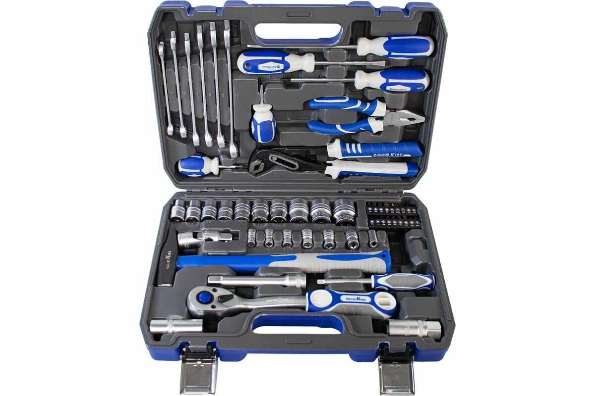 Набор инструментов GOODKING M-10061 [1/2-дюймовая трещотка на 72 зубца].