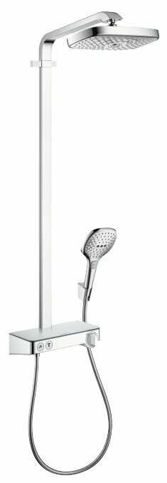 Душевая стойка hansgrohe Raindance Select E 300 2jet Showerpipe 27126000, хром
