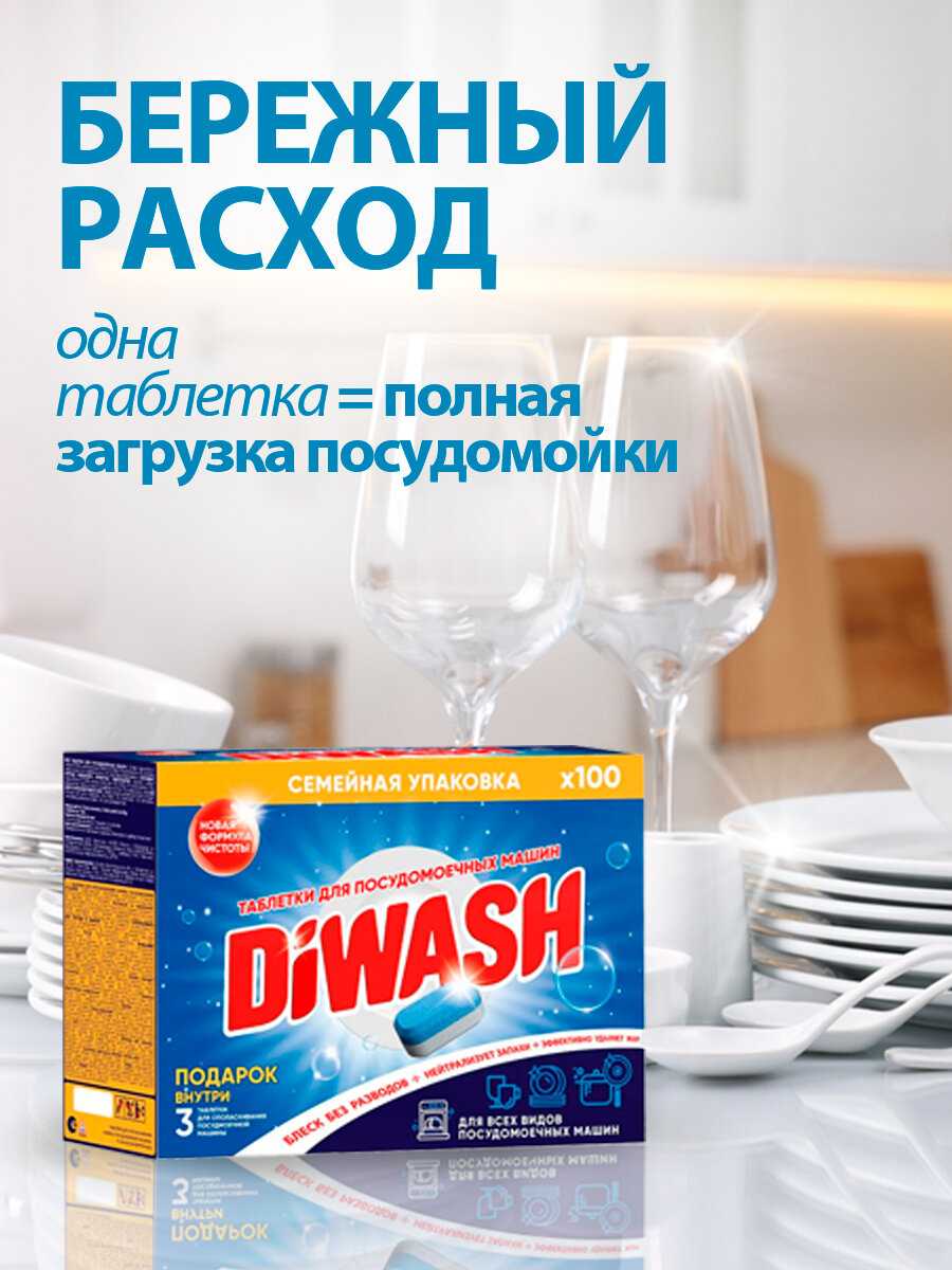 Таблетки BIONIX DiWash, 30 штук фотография 1