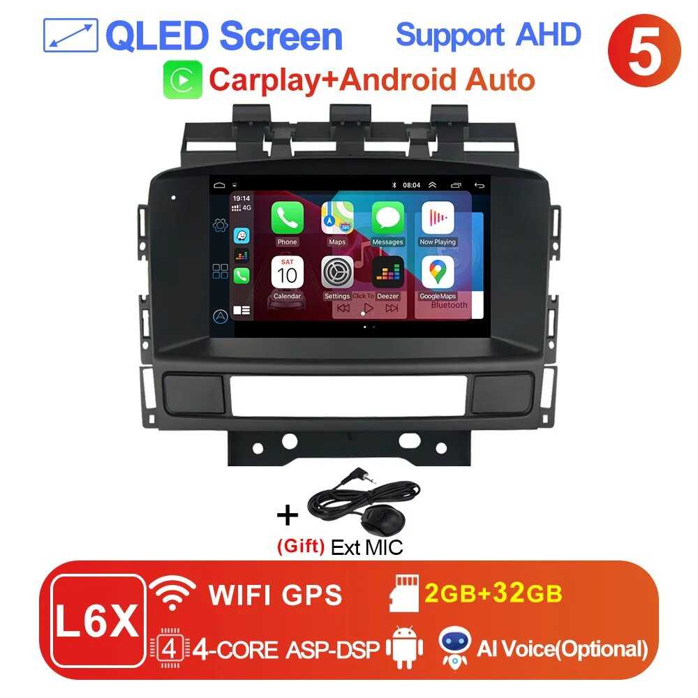 Автомагнитола LEHX L6Pro, 2DIN, Android 12, для Buick Excelle GT XT Opel Astra J 2010-2013 CD300 CD400