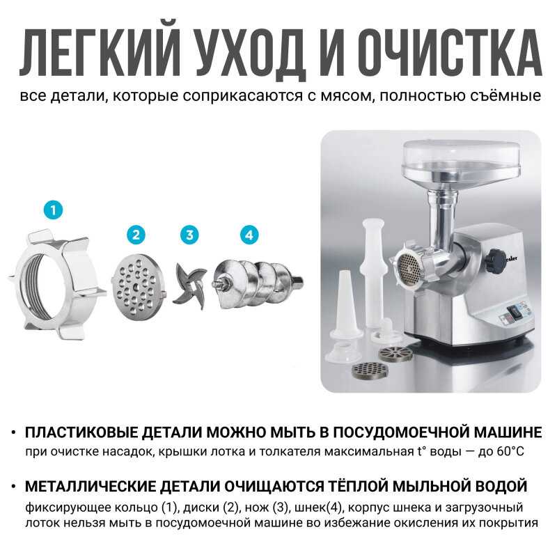 Мясорубка TESLER MG-2002C фотография 15