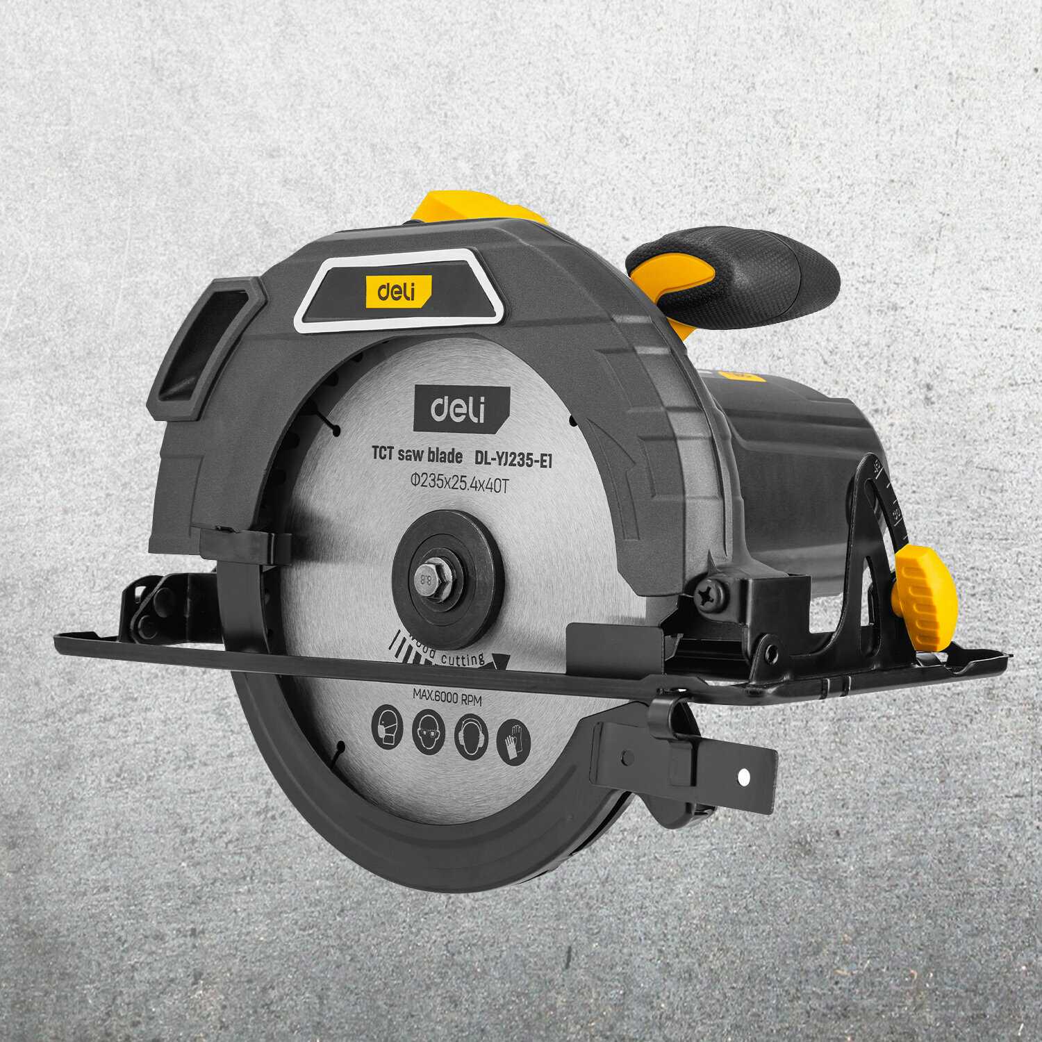 Циркулярная пила Deli Циркулярная пила (DL-YJ235-E1) фотография 19