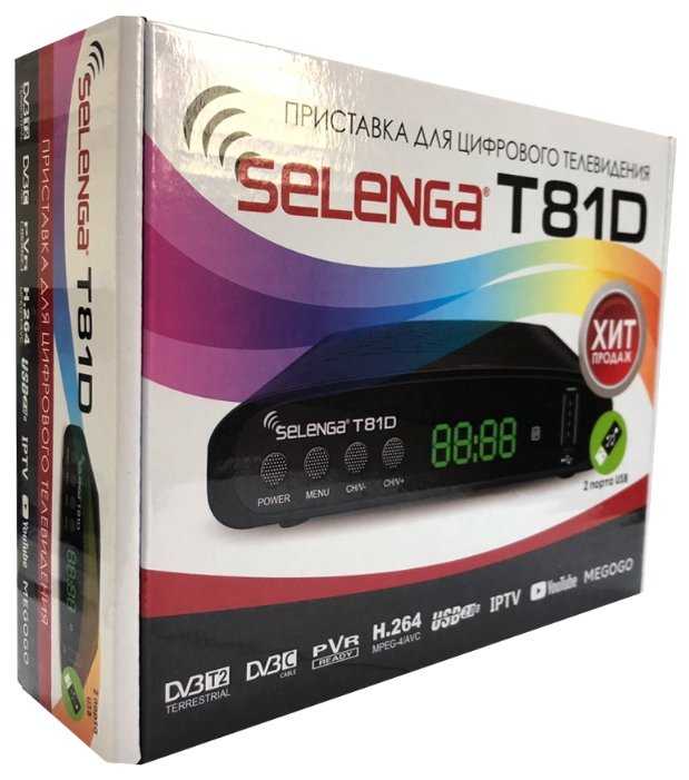 TV-тюнер Selenga T81D (2xUSB, Ant in, Ant out, HDMI, AV out jack) фотография 4