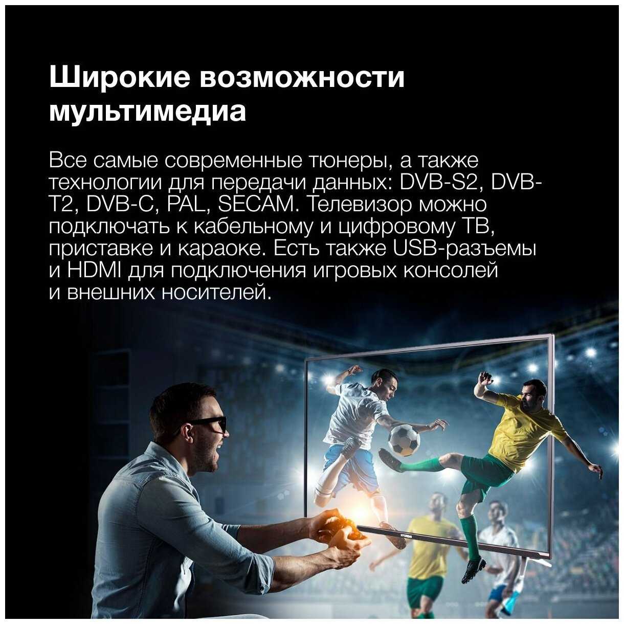 Телевизор Hyundai Android TV (H-LED55BU7008) фотография 12