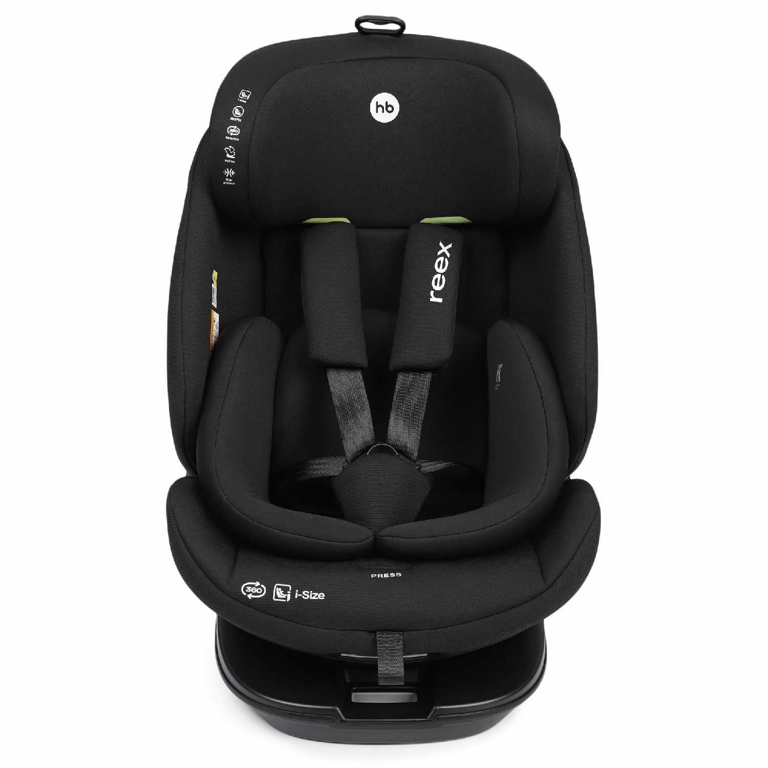 Автокресло детское Reex Happy Baby, поворотное на 360, группа 0+/1/2/3 (до 36 кг), крепление Isofix фотография 10