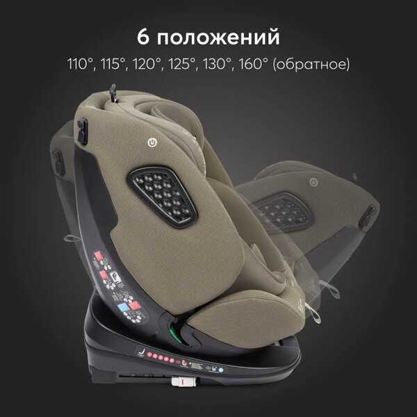 Автокресло детское Reex Happy Baby, поворотное на 360, группа 0+/1/2/3 (до 36 кг), крепление Isofix фотография 9