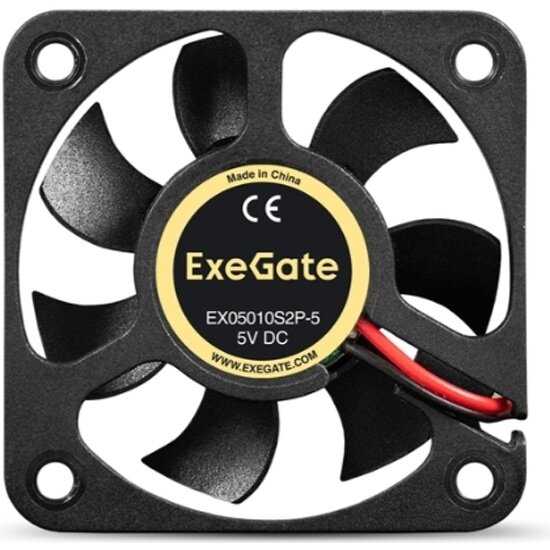 Вентилятор ExeGate EX05010S2P-5 (50x50x10 мм, Sleeve bearing, 2pin, 5500RPM, 27dBA) фотография 5