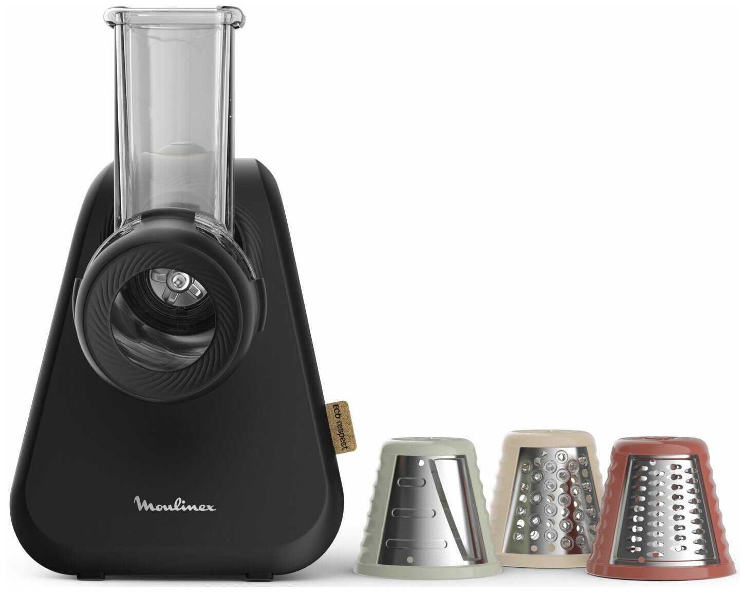 Овощерезка Moulinex Eco Respect DJ77EN10, 200 Вт, 3 насадки фотография 8