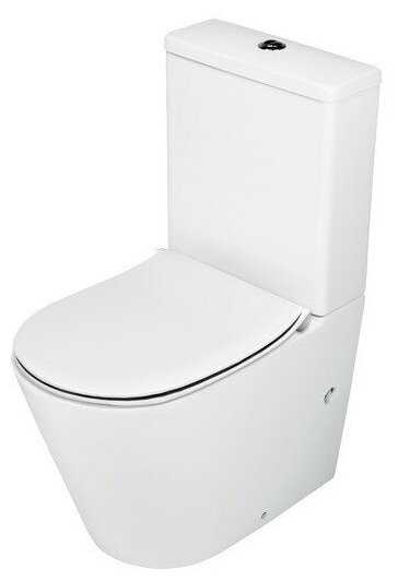 Чаша унитаза напольная BelBagno Flay с горизонтальным выпуском