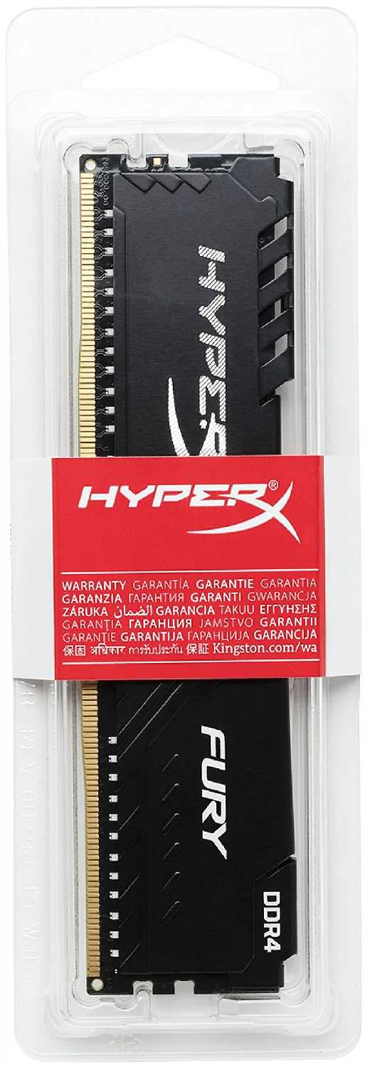 Оперативная память HyperX Fury 4 ГБ DDR4 2666 МГц DIMM CL16 HX426C16FB3/4 фотография 4