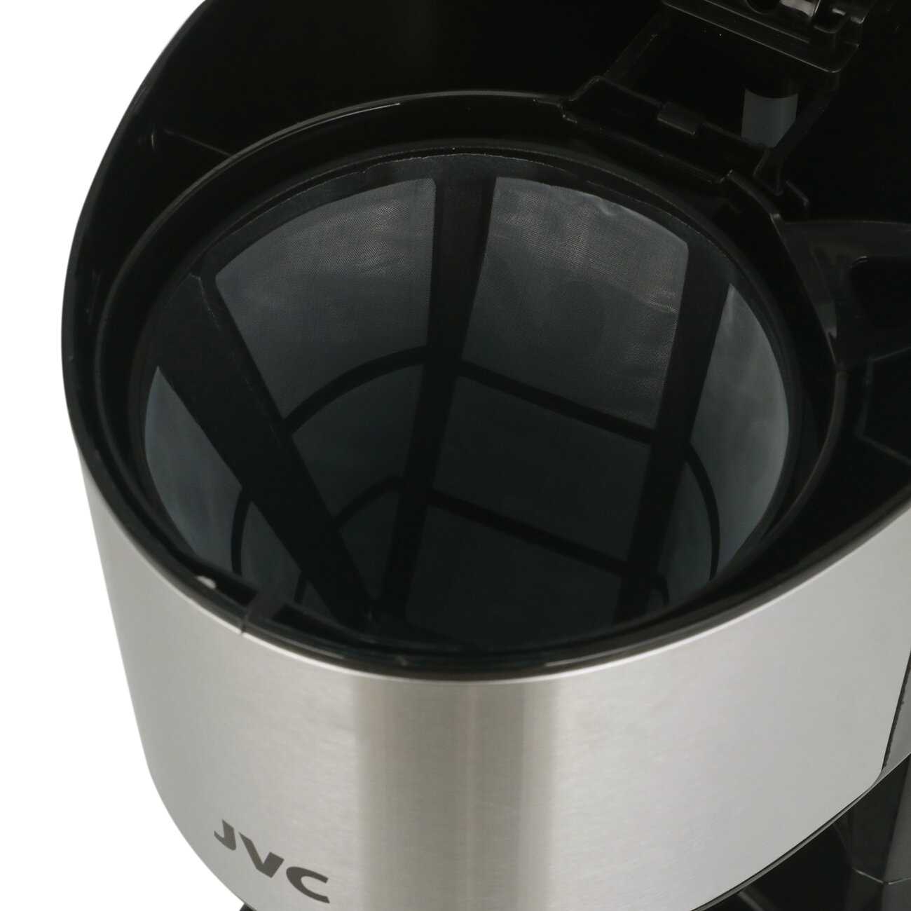 Кофеварка капельная JVC со стеклянным кофейником 1,25 л и многоразовым фильтром, подогрев кофе, система Антикапля, 750 Вт фотография 15