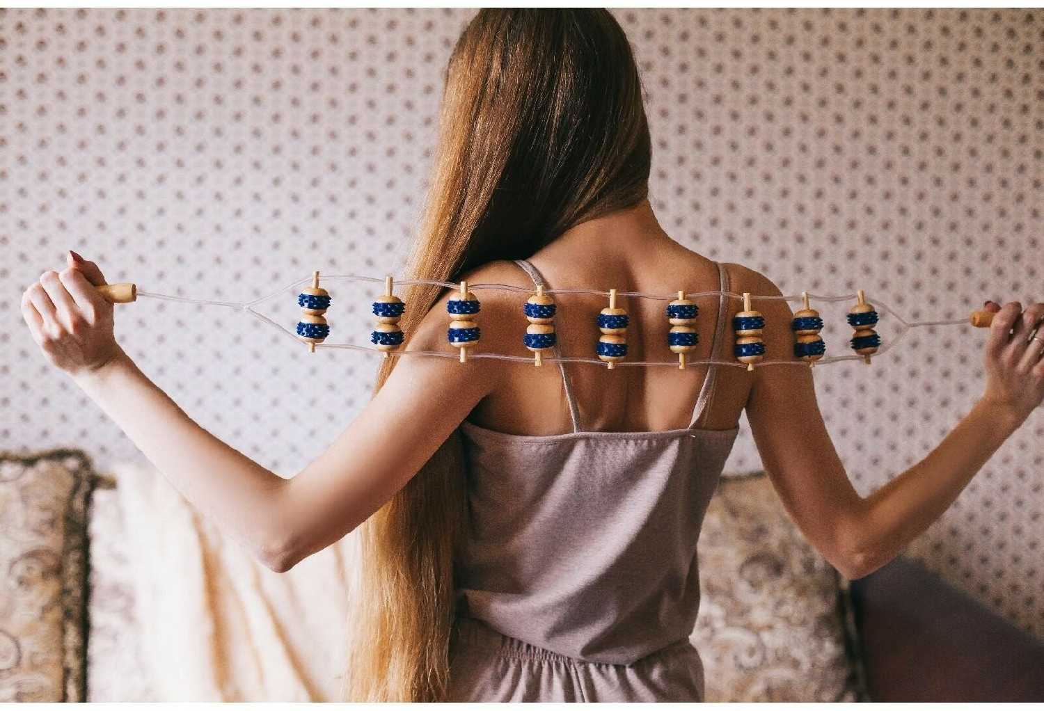 Массажёр-лента Массажёр-лента для спины (9 звеньев) фотография 5