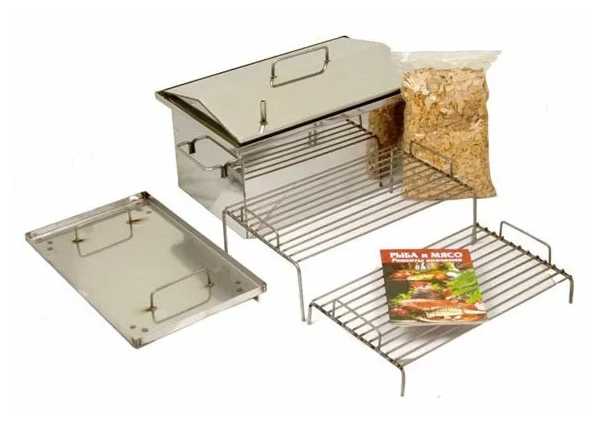 Коптильня С Гидрозатвором Домиком Ольховый Дым «Стандарт» 400Х300Х200 фотография 1