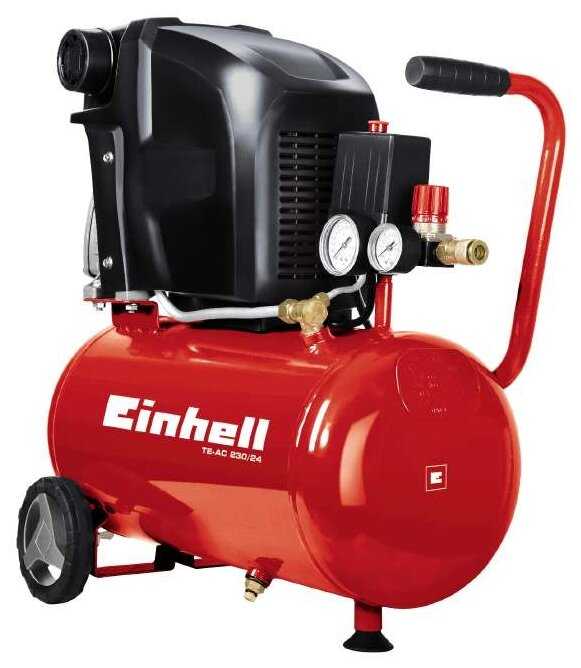 Компрессор масляный Einhell TE-AC 230/24/8, 24 л, 1.5 кВт