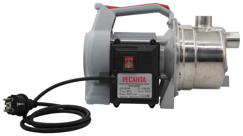 Поверхностный насос Ресанта ПСН-4200Н фотография 9